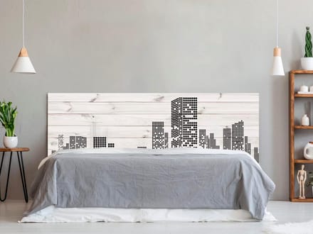 Hoofdbord voor bed 100 x 60 cm Rechthoekig PVC Digitale Druk