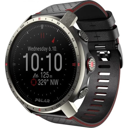 Polar Grit X Pro Sapphire Horloge Zwart M-L