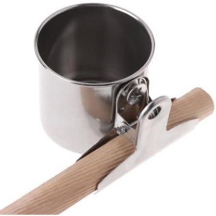 Bol Mangeoire à Eau pour Oiseaux en Acier Inoxydable avec Clip et Support pour Cage à Perroquet(Célibataire) black