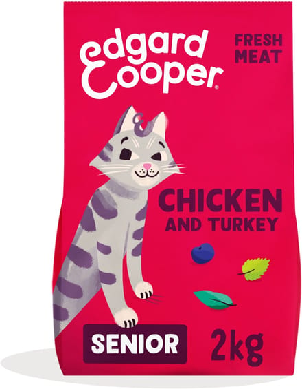 Edgard & Cooper Kattenvoer Brokjes - Graanvrij - Verse Kalkoen & Kip - 2kg