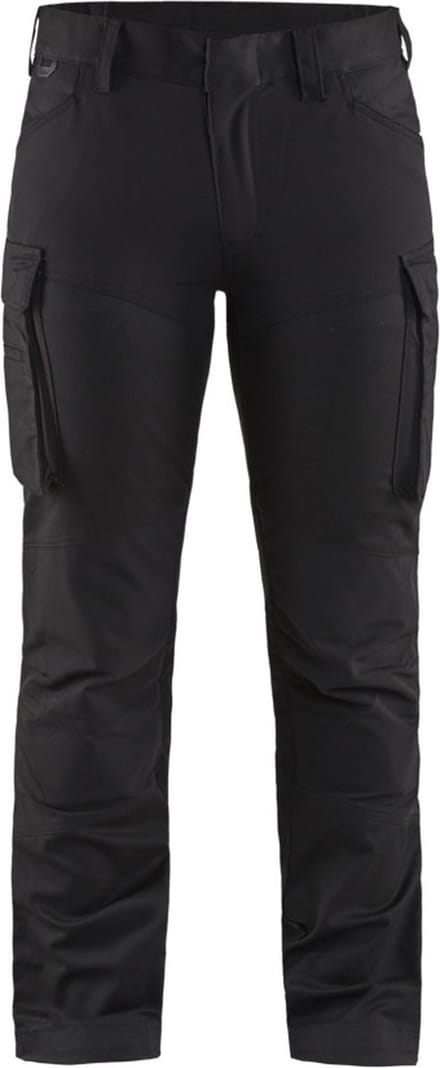 Blaklader Dames service werkbroek stretch 7147-1830 - Zwart - D23