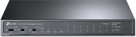 TP-Link TL-SL1311MP netwerk-switch Unmanaged Fast Ethernet (10/100) Power over Ethernet (PoE) Zwart