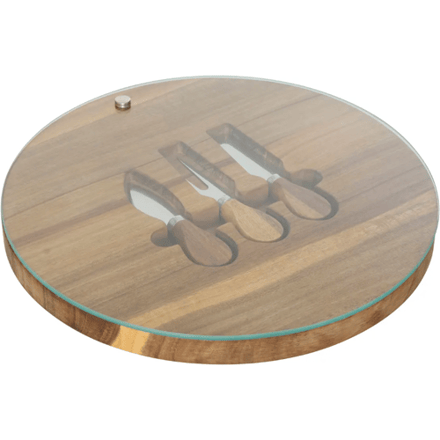 Secret de Gourmet Mina Kaasplank - Acaciahout, 30 cm, Natuurlijk