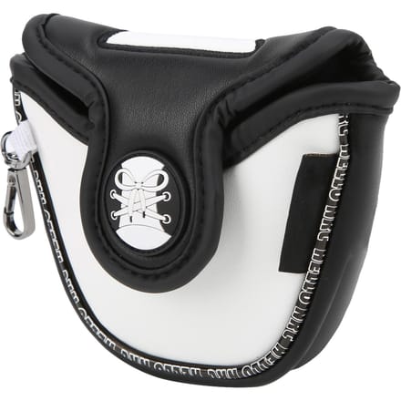 Fermeture Magnétique Personnalisée pour Couvre-Tête de Putter Maillet de Golf Cuir Synthétique noir
