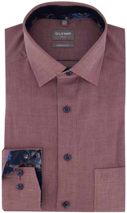 business overhemd Olymp Luxor Comfort Fit rood