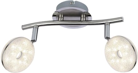 LED plafondspot Plafondspot chroom nikkel mat verstelbare spot 27,7 cm