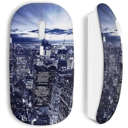 City the sky draadloze muis
