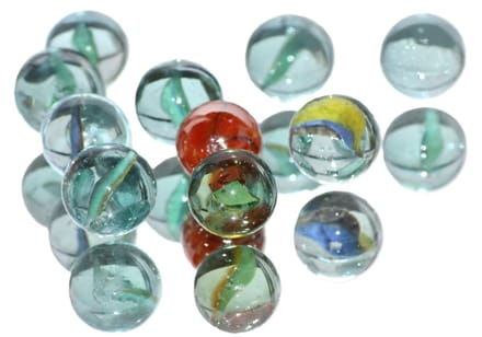 Don Juan Knikkers - 950x stuks - glas - 16 mm - Knikkerspel