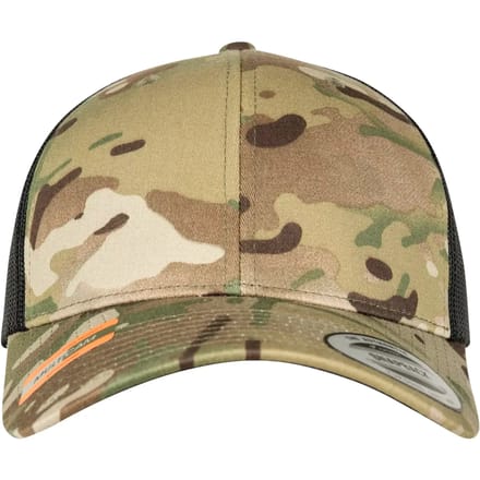 Flexfit - Retro Trucker Multicam? multicam one size Trucker pet - Groen