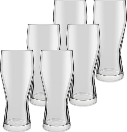 Royal Leerdam Bierglazen Mainz - 18x stuks - 400 ml - speciaal bier glazen