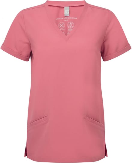 Schort/Tuniek/Werkblouse Dames L Onna Calm Pink 42% Polyester, 33% , 19% Viscose, 6% Elasthan