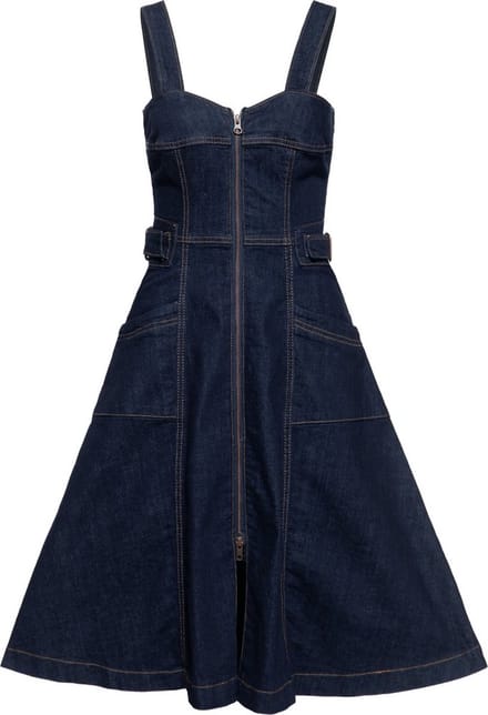 Queen Kerosin Damen Swing Kleid Denim-L