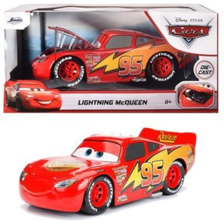 Disney Cars 1:24 Lightning McQueen Auto's op schaal Miniatuur auto's