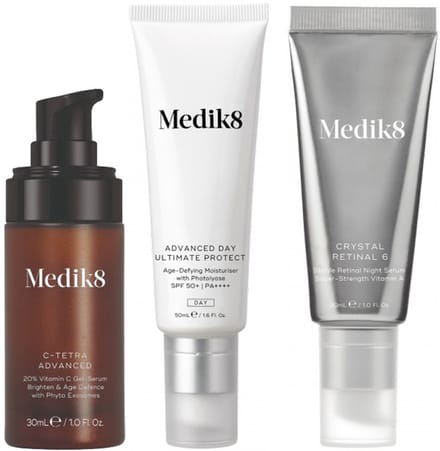 Medik8 C-Tetra Advanced 30ml + Advanced Day Ultimate Protect SPF50+ 50ml + Crystal Retinal 6 30ml