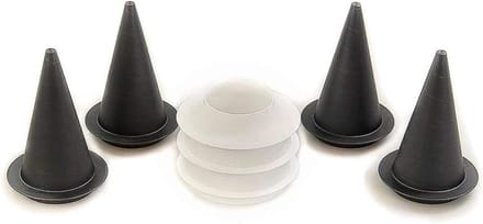 Bakvorm - Cakevorm - Bakken en Garen - Magnetron Geschikt - 350 ml - Transparant