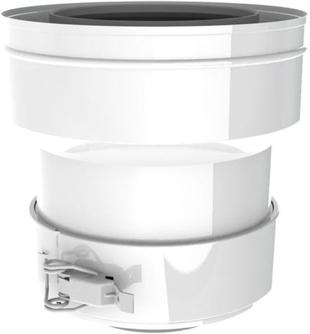 Remeha Overgangsstuk PPS, DN 60/100 naar DN 80/125, M85076