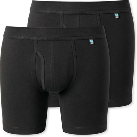 Schiesser Heren cyclist shorts 2 pack Long Life Cotton
