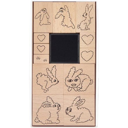 XL Stempel set "Futschikato konijnen"