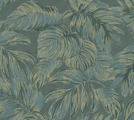 BLADEREN BEHANG | Botanisch - Groen Goud - A.S. Création Casual Living