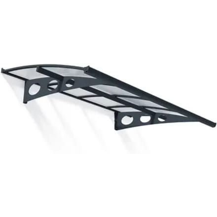 Palram | Canopia - Veranda- En Deurluifel Herald - Helder - Donkergrijs - 139x223cm