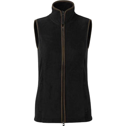 Premier Dames/dames Artisan Fleece Gilet (Zwart/Bruin)