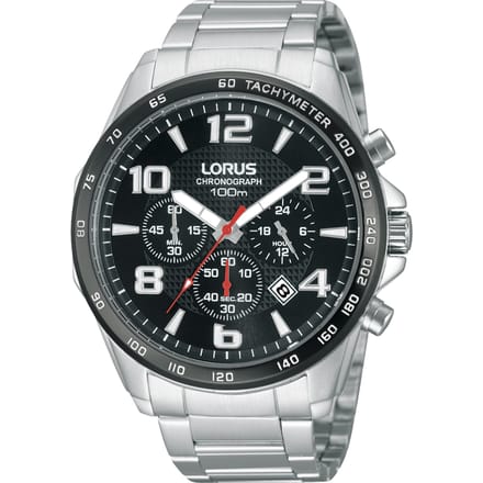 Lorus RT351CX9 horloge heren - zilver - edelstaal