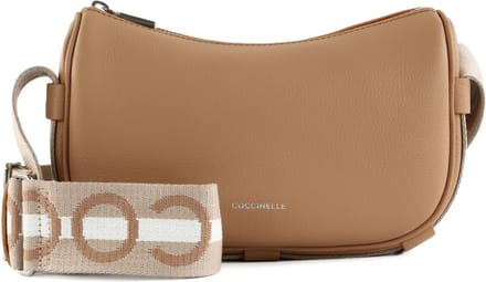COCCINELLE Leren Schoudertas Raquel Mini Bag Skin / Gazpacho Lichtbruin