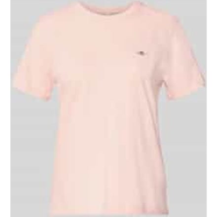 Gant Shield Regular Fit T-shirt Met Korte Mouwen Roze L Vrouw