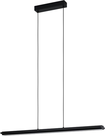 EGLO Cambulos Hanglamp - LED - 93,5 cm - Zwart/Wit - Dimbaar