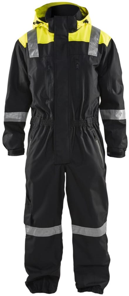 Blaklader Shell overall 6786-1977 - Zwart/High Vis Geel - C52