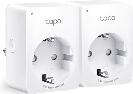 TP-Link Tapo P110 - Slimme Stekker - Smart Plug - 2 stuks - WiFi Stopcontact - Energiebewaking