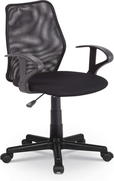 Rousseau-Kantoorstoel-Job-polyester-zwart