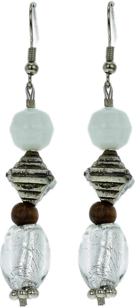 Behave - Oorhangers - Neutraal met kralen - Boho stijl - Casual chic