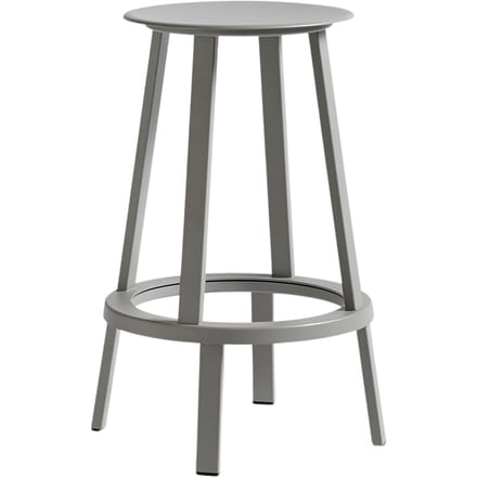 HAY - Revolver Stool barkruk - Hoogte 65 cm - grijs - grau