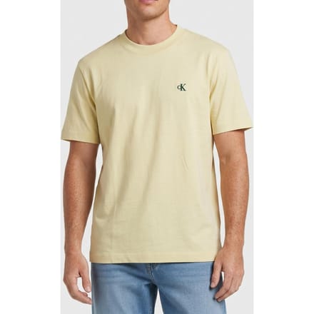Calvin Klein Ss Easy Monogram Tee Lime Spritz Taglia: XL | Magliette basic Outlet | Uomo | Verde