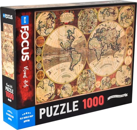 Puzzel historische wereldkaart 1000 stukjes