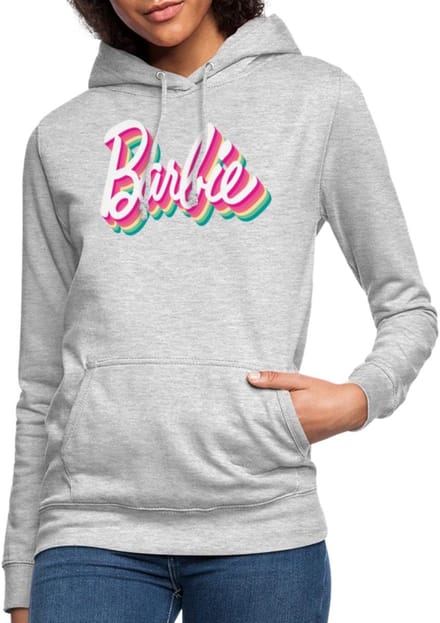 Barbie Kleurrijk Logo Hoodie Dames