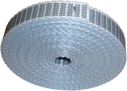50 meter nylon rolluikriem 14 mm op maat met Perlon-randbescherming