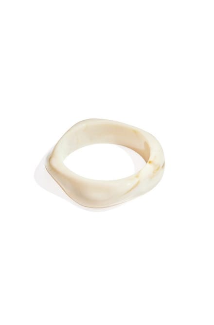 Yehwang - Armband - Bangle - Gebroken Wit - Acryl