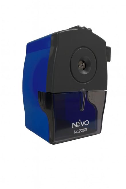 Nivo Puntenslijper - Handmatig - Met opvangbak - Tafelmodel - blauw