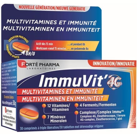 Forté Pharma Immuvit 4G 30 Tabletten