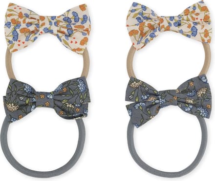 Konges Sløjd 4-Pack Hair Elastics Bow | Nuit De Fleurs*
