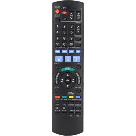 Télécommande de remplacement pour téléviseur DMRBWT720 DMRBWT835 DMRBWT730 DMRBWT820 DVD black