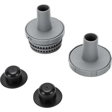 Zwembadmondstuk Connector Kit Grijs Zwembad Inlaatmondstuk Uitlaat Zeef Roostergat Plug 1,25 inch Set