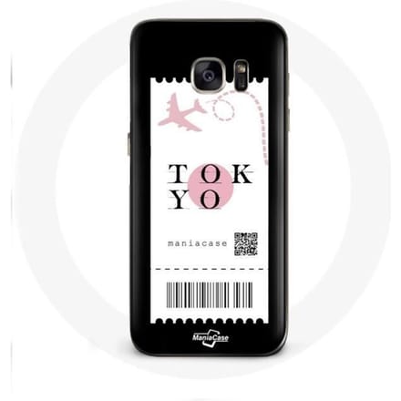 Samsung Galaxy S7 hoesje Tokyo Japan vliegticket