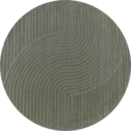 Binnen- en buitenkleed Cotara groen 120 cm rond
