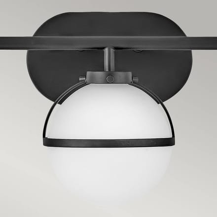 Hinkley LED Badkamerarmatuur Hollis | 3X E14 Max 40W | IP44 | Black