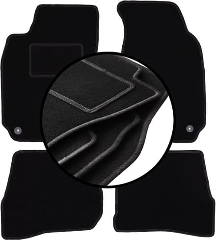 Complete set veloursmatten voor: Volkswagen Passat B5 sedan, stationwagen, variant (1996-2001)