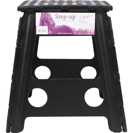QHP - Opstapkruk - Step-Up - Zwart - 39cm