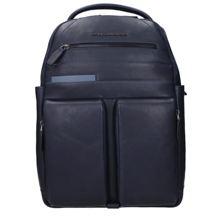Piquadro Blauw Leren Rugzak